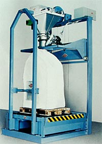 LIBRA big bag filling system with a platform scale, performance sack about 20 / h